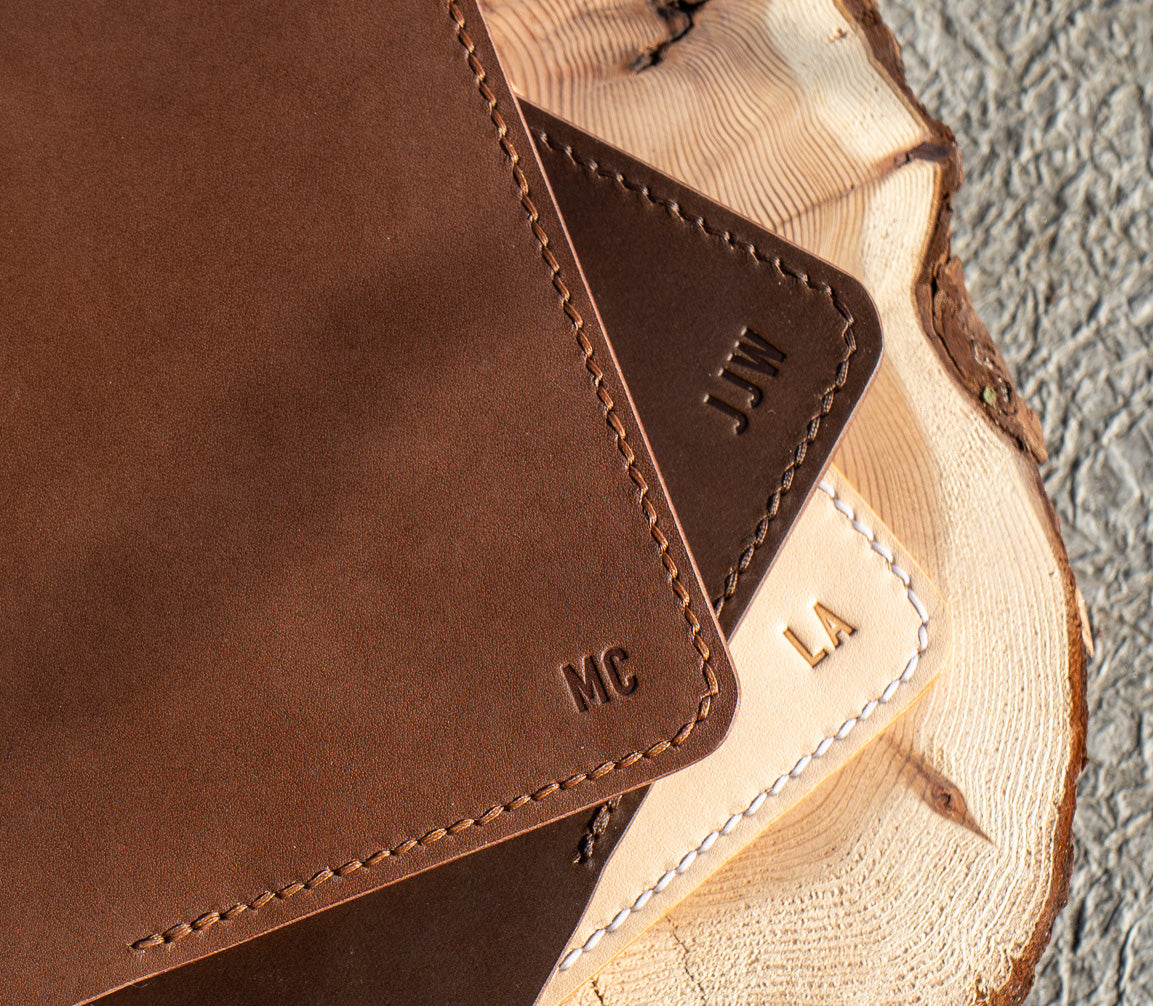 Monogram Stamping on Leather