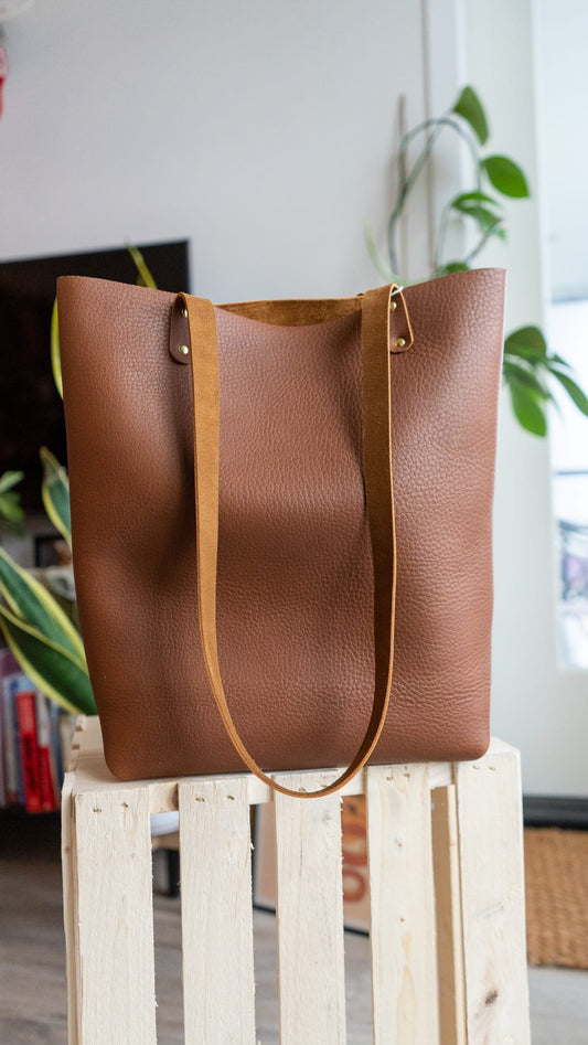 The All Leather Tote - RTS