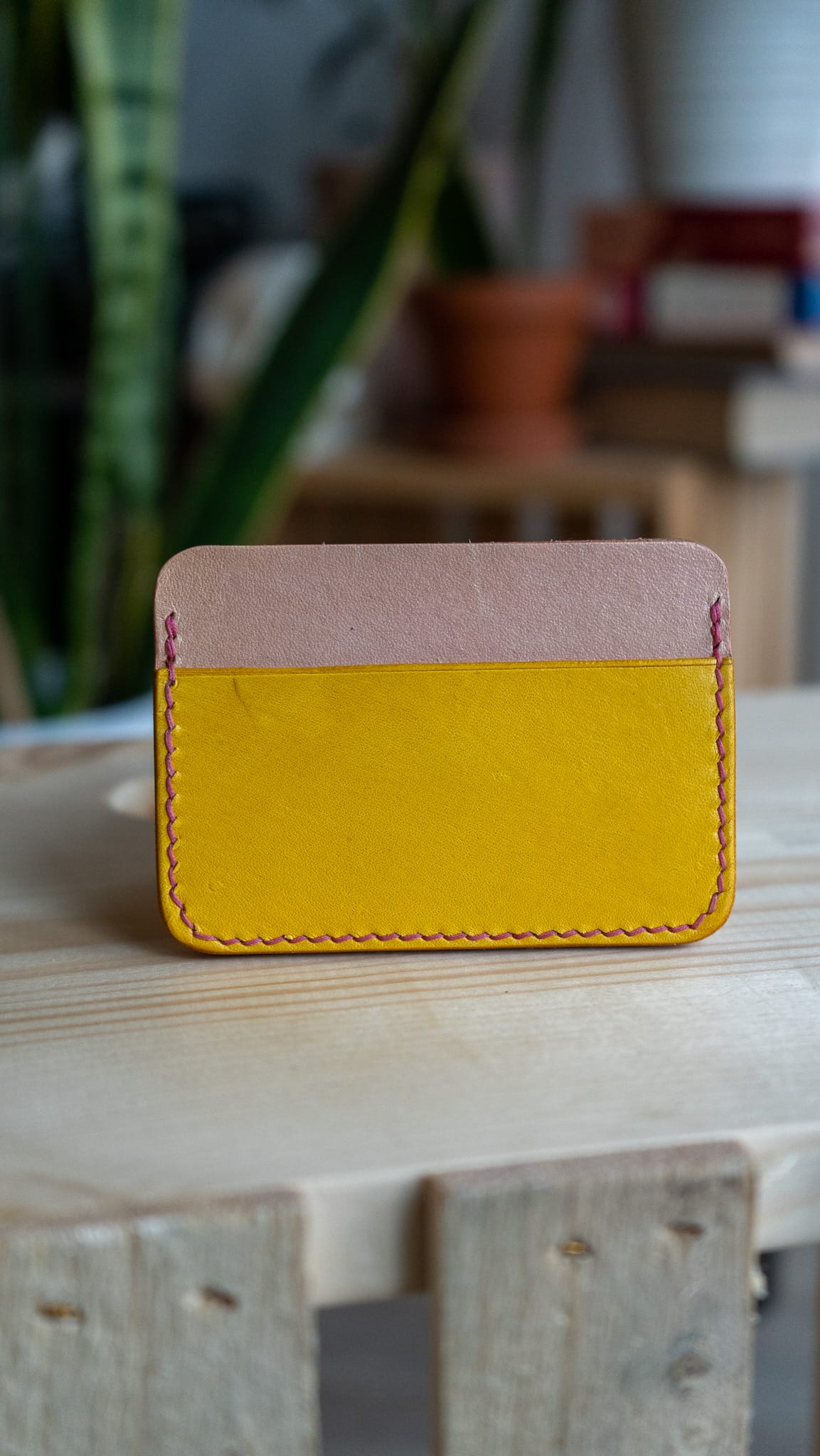 The Yellow Natural Dye Cardholder - RTS