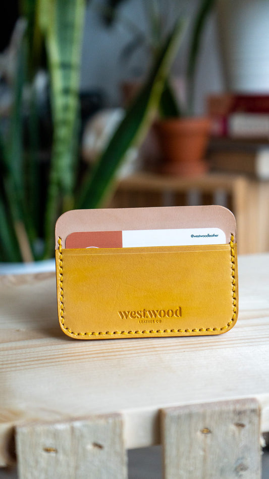 The Yellow Natural Dye Cardholder - RTS
